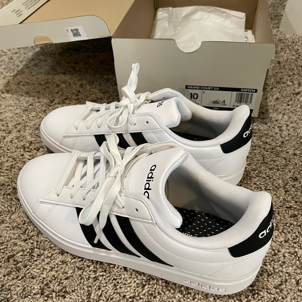 Brand New Size 10 Adidas Grand Court 20 Tennis Shoes